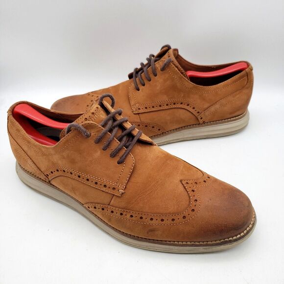 COLE HAAN Shoes Men's 11 Original Grand Wing Wingtip Lace Up Grand.OS C30345 - Picture 2 of 9